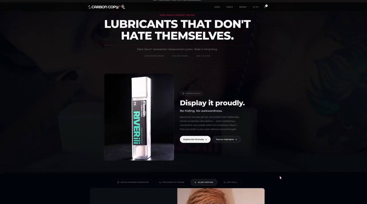 Carbon Copy website screenshot
